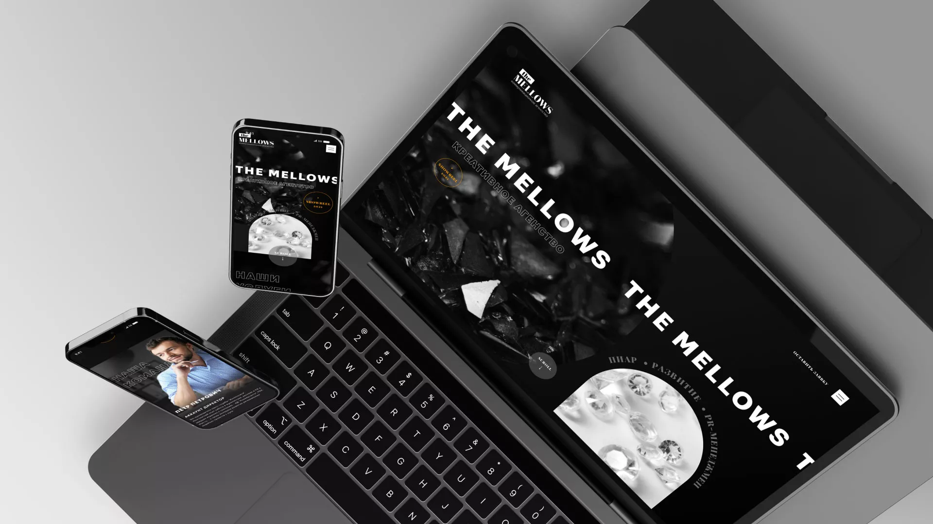 Разработка сайта креативного агентства «The Mellows» в Кувандыке