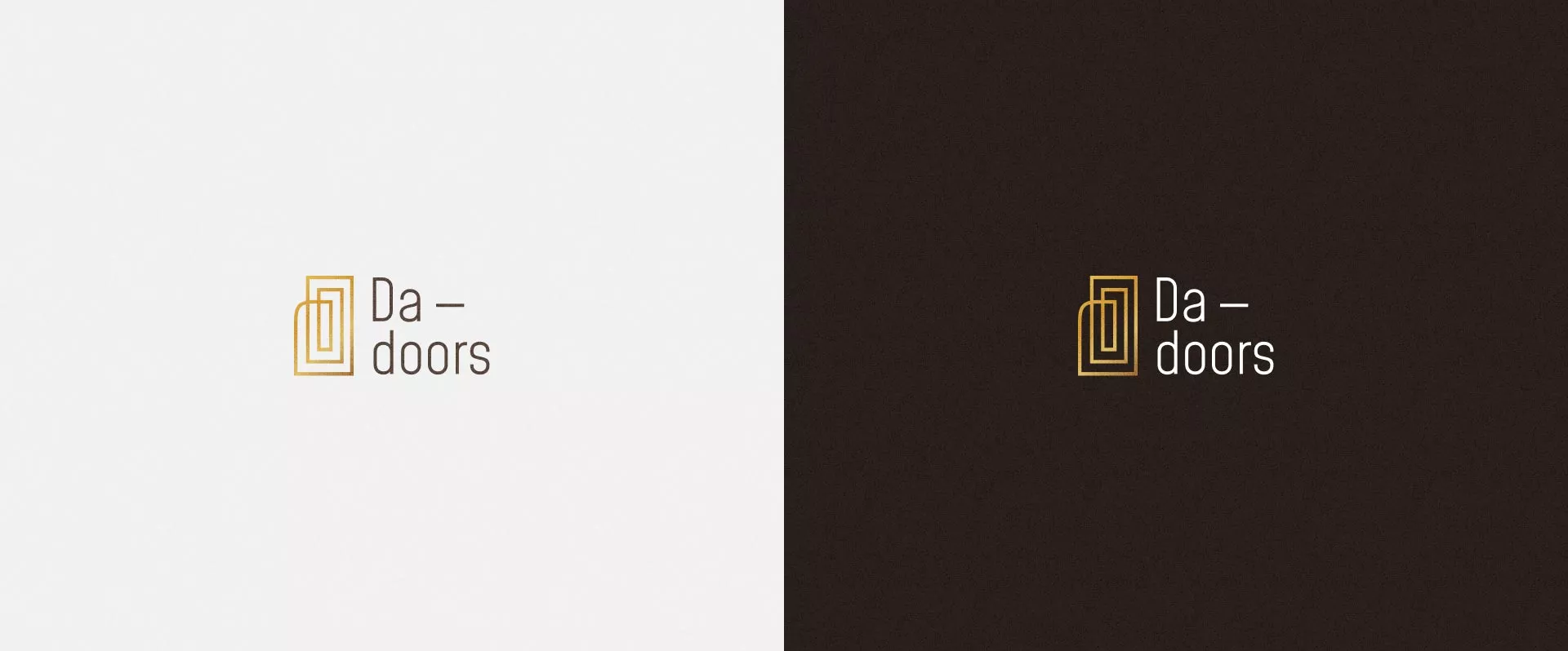 Разработка логотипа для компании «DA-DOORS» в Кувандыке